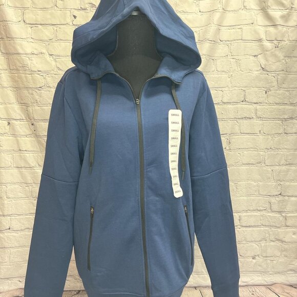 Member's Mark Navy Blue Zip Up Hoodie | Women's Small - Picture 1 of 5